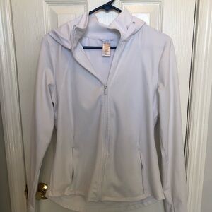 Jockey White Active Jacket Size M
